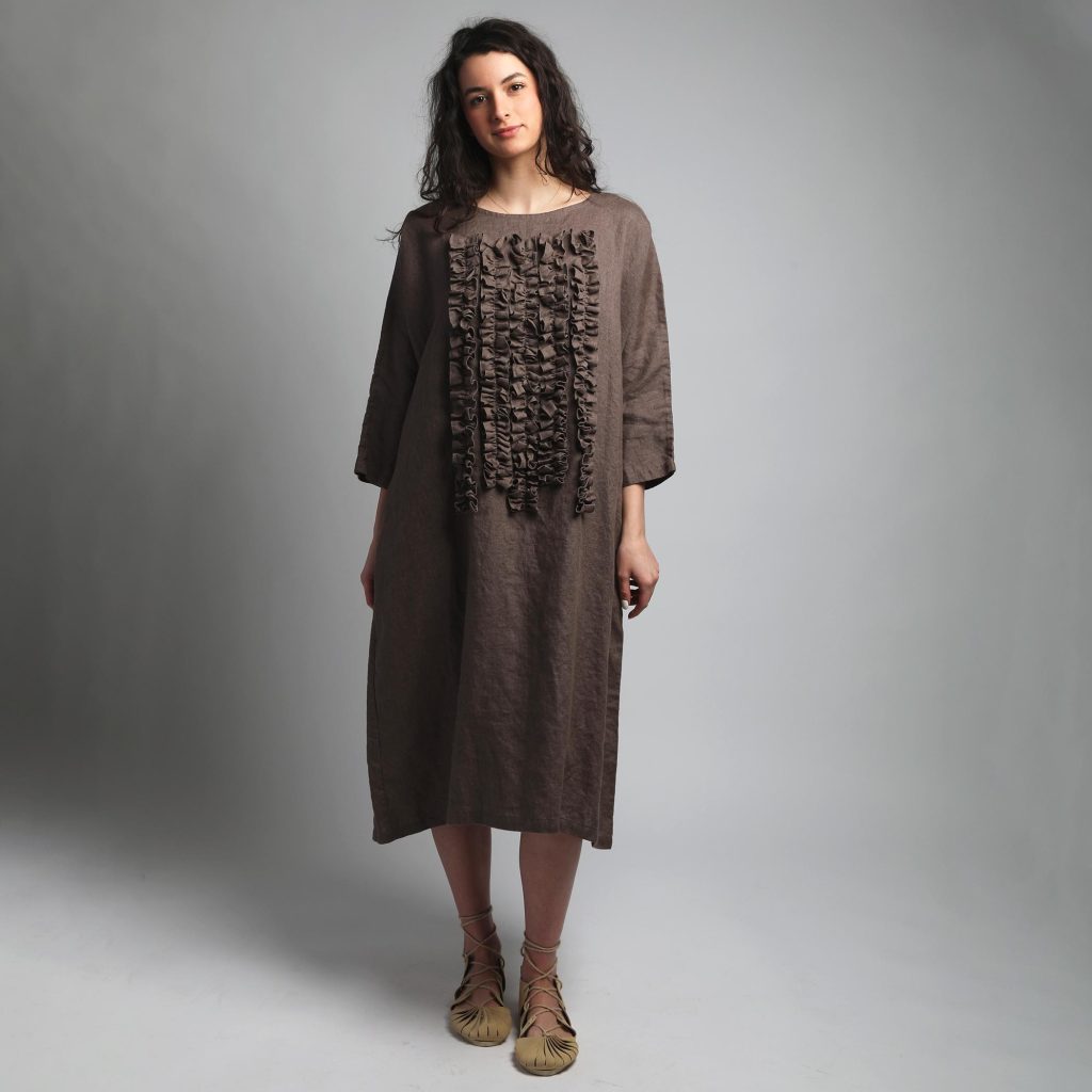 Ready Ship Size S Light Brown Pom Maxi